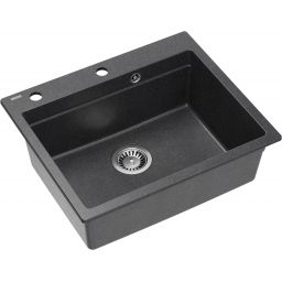 Quadron Kurt 110 zlewozmywak 59.5x50 cm GraniteQ czarny HCQK5052CZK
