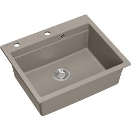 Quadron Kurt 110 zlewozmywak GraniteQ 59,5x50 cm beżowy soft taupe HCQK5052ST