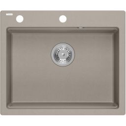 Quadron Kurt 110 zlewozmywak GraniteQ 59,5x50 cm beżowy soft taupe HCQK5052ST