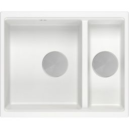 Quadron Logan zlewozmywak GraniteQ 55x46 cm biały HCQL5646U1-BS_U