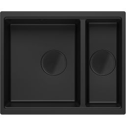 Quadron Logan zlewozmywak GraniteQ 55x46 cm czarny HCQL5646U7-BLM_U