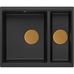 Quadron Logan zlewozmywak GraniteQ 55x46 cm czarny HCQL5646U7-C1_U