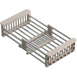 Quadron Comfort 110 zlewozmywak z baterią i akcesoriami beżowy / stal HCQP5052BEZK_3673500BS