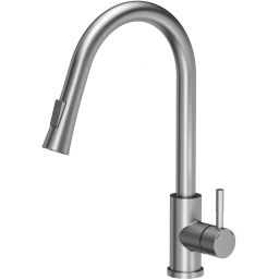 Quadron Comfort 110 zlewozmywak z baterią i akcesoriami beżowy / stal HCQP5052BEZK_3673500BS