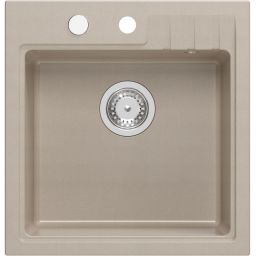Quadron Peter 110 zlewozmywak GraniteQ 52x50 cm beżowy HCQP5052BEZP