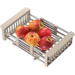 Quadron Comfort 156 zlewozmywak 78x50 cm z baterią i dozownikiem beżowy/stal HCQP57850BEZK_3673500BS