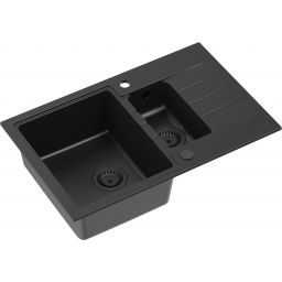 Quadron Peter 156 zlewozmywak 78x50 cm GraniteQ pure carbon HCQP57850BLM_PC