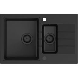 Quadron Peter 156 zlewozmywak 78x50 cm GraniteQ pure carbon HCQP57850BLM_PC