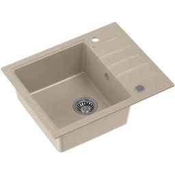 Quadron Peter zlewozmywak z baterią beżowy/stal HCQP6250BEZK_3922505BSBE