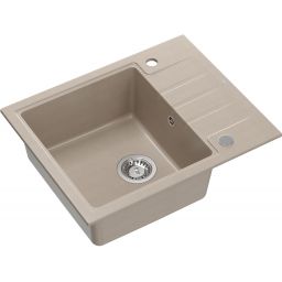 Quadron Peter 116 zlewozmywak 62x50 cm GraniteQ pearl beige HCQP6250BEZP