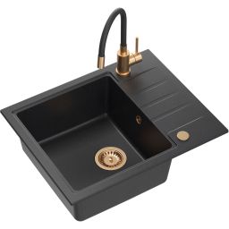 Quadron Peter zlewozmywak z baterią czarny/miedziany HCQP6250CZK_3323503PVDC1