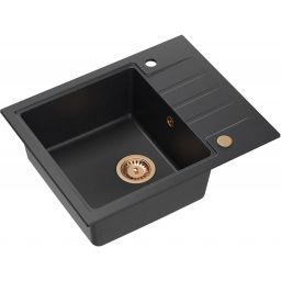 Quadron Peter zlewozmywak z baterią czarny/miedziany HCQP6250CZK_3323503PVDC1