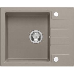 Quadron Peter 116 zlewozmywak GraniteQ 62x50 cm beżowy soft taupe HCQP6250ST