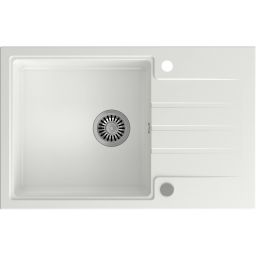 Quadron Peter 111 zlewozmywak 78x50 cm GraniteQ wpuszczany snow white HCQP7850BIK