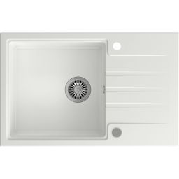 Quadron Peter zlewozmywak z baterią biały HCQP7850BIK_3323503WHM