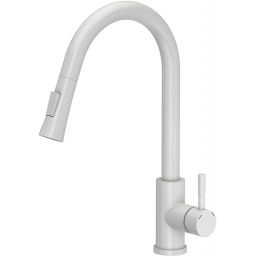 Quadron Comfort 111 zlewozmywak 78x50 cm z baterią i dozownikiem biały/biały HCQP7850BIK_3673500WHM