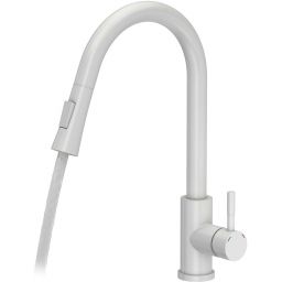 Quadron Comfort 111 zlewozmywak 78x50 cm z baterią i dozownikiem biały/biały HCQP7850BIK_3673500WHM