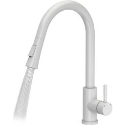 Quadron Comfort 111 zlewozmywak 78x50 cm z baterią i dozownikiem biały/biały HCQP7850BIK_3673500WHM