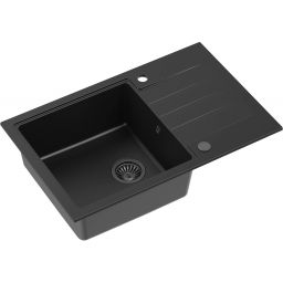 Quadron Peter zlewozmywak z baterią czarny HCQP7850BLMPC_3922505BLM