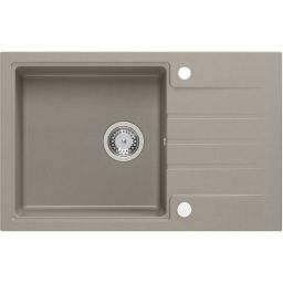 Quadron Peter 111 zlewozmywak GraniteQ 78x50 cm beżowy soft taupe HCQP7850ST