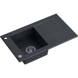 Quadron Will zlewozmywak GraniteQ 77,2x46 cm czarny HCQW7846CZK