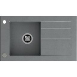 Quadron Will zlewozmywak GraniteQ 77,2x46 cm szary HCQW7846SZK