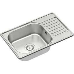 Quadron Eddie 111 SteelQ zlewozmywak stalowy 66x42 cm wpuszczany satyna HD111SAT6642