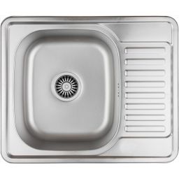 Quadron Kevin 116 SteelQ zlewozmywak stalowy 58x48 cm wpuszczany satyna HD116SAT5848