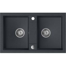 Quadron Denzel zlewozmywak GraniteQ 78x48 cm czarny HDQ27848CZK