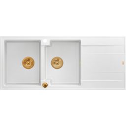 Quadron Evan zlewozmywak GraniteQ 116x50 cm biały HQE11650U1_PVDC1_P2O