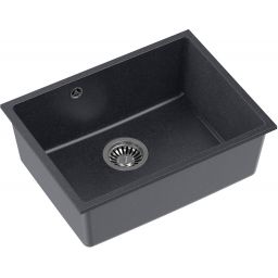 Quadron Alec 50 zlewozmywak 53,5x40 cm GraniteQ black dotted HQA5340CZK