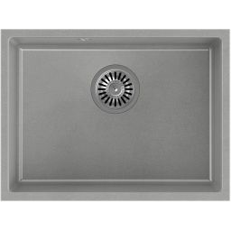 Quadron Alec 50 zlewozmywak 53,5x40 cm GraniteQ silver stone HQA5340SZK