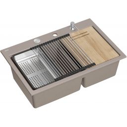 Quadron Marc 120 zlewozmywak GraniteQ 76x50 cm beżowy HQC7650U4_BS