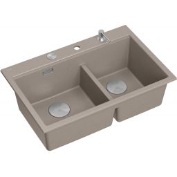 Quadron Marc 120 zlewozmywak GraniteQ 76x50 cm beżowy HQC7650U4_BS