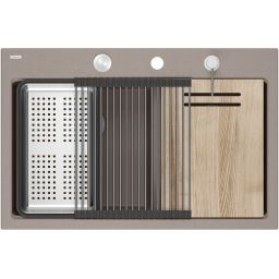 Quadron Marc 120 zlewozmywak GraniteQ 76x50 cm beżowy HQC7650U4_BS