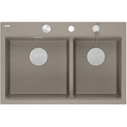 Quadron Marc 120 zlewozmywak GraniteQ 76x50 cm beżowy HQC7650U4_BS