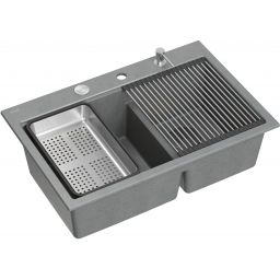 Quadron Marc 120 zlewozmywak GraniteQ 76x50 cm szary HQC7650U5_BS