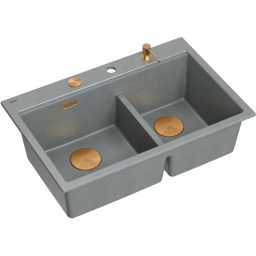 Quadron Marc 120 zlewozmywak GraniteQ 76x50 cm szary HQC7650U5_PVDC1