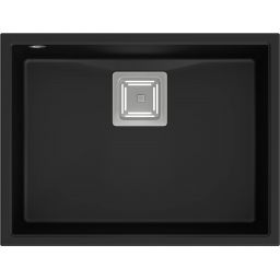 Quadron David 50 komora podwieszana 55x42 cm pure carbon/stal HQD5542U7-BS