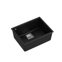 Quadron David 50 komora podwieszana 55x42 cm pure carbon/stal HQD5542U7-BS