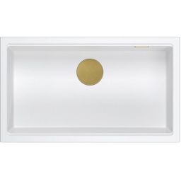 Quadron Logan zlewozmywak GraniteQ 76x45 cm biały HQD7644U1_PVDG1_U