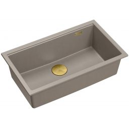 Quadron Logan zlewozmywak GraniteQ 76x45 cm beżowy HQD7644U4_PVDG1_U