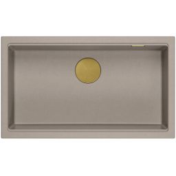 Quadron Logan zlewozmywak GraniteQ 76x45 cm beżowy HQD7644U4_PVDG1_U