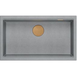 Quadron Logan zlewozmywak GraniteQ 76x45 cm szary/grafitowy/onyx HQD7644U5_PVDC1_U