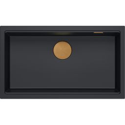 Quadron Logan zlewozmywak GraniteQ 76x45 cm czarny HQD7644U7_PVDC1_U