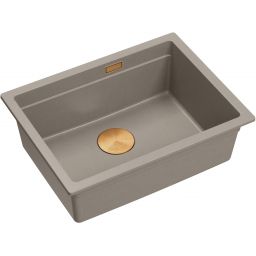 Quadron Logan zlewozmywak GraniteQ 56x45 cm beżowy HQJ6045U4_PVDC1_U