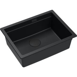 Quadron Logan 100 zlewozmywak 56x45 cm Graniteq czarny HQJ6045U7_BLM_U