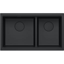 Quadron Logan 120 zlewozmywak GraniteQ 76x45 cm pure carbon HQL7645U7BLMU