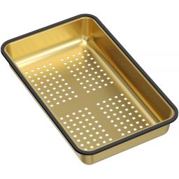 Quadron Marc 110 zlewozmywak GraniteQ 76x50 cm soft taupe/elementy złote HQM7650U4_PVDG1