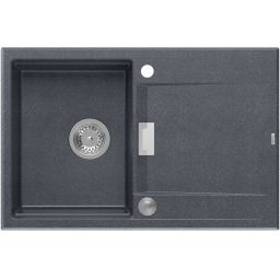 Quadron Owen 111 zlewozmywak 76x50 cm GraniteQ black diamond/stal HQO7650U8_BS
